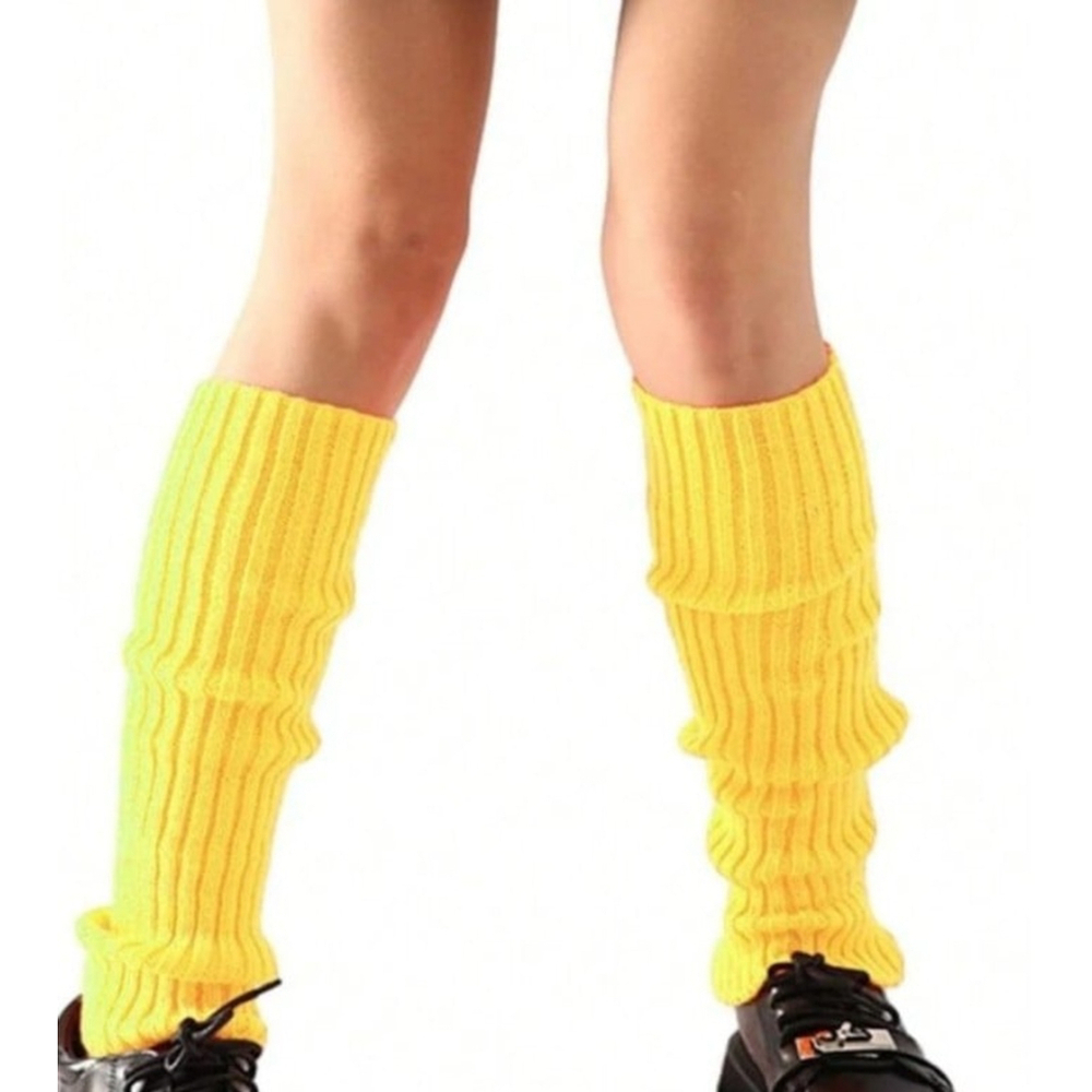 Leg Warmers In Yellow - Picture 4 of 4